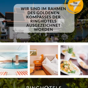 Wir sind beim Ringhotels Goldener Kompass ausgezeichnet worden.