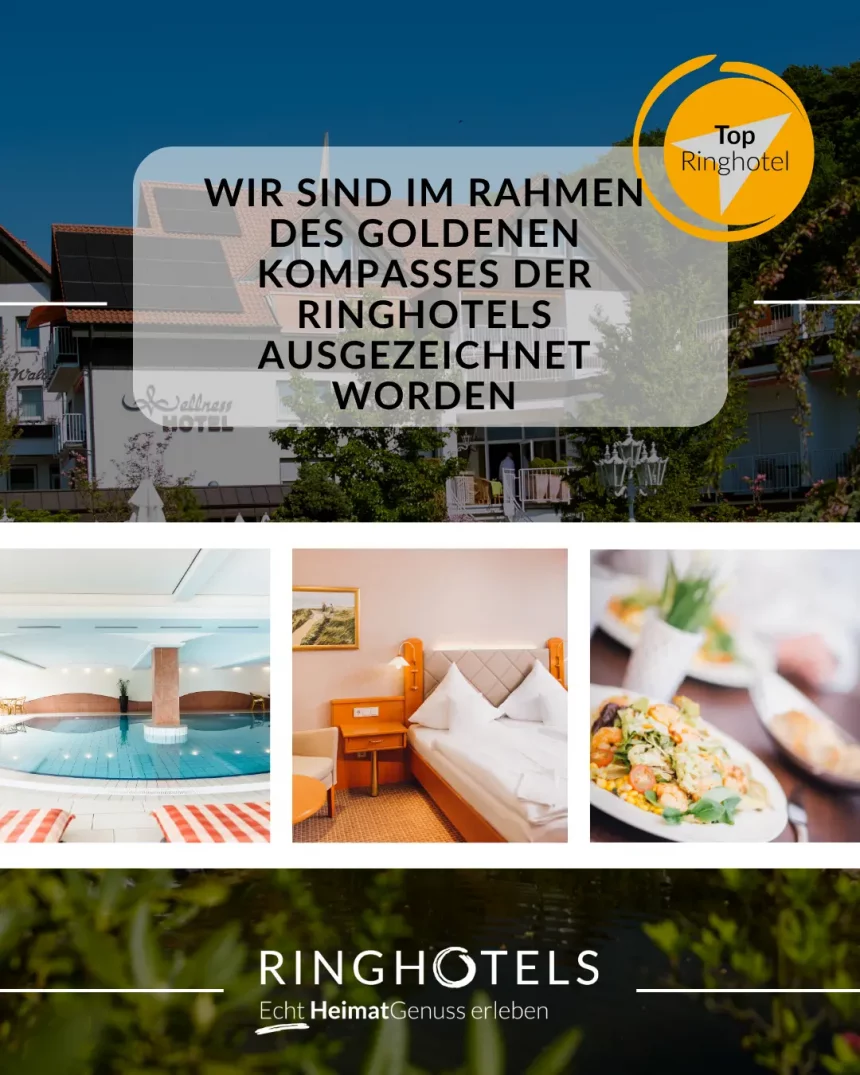 Wir sind beim Ringhotels Goldener Kompass ausgezeichnet worden.